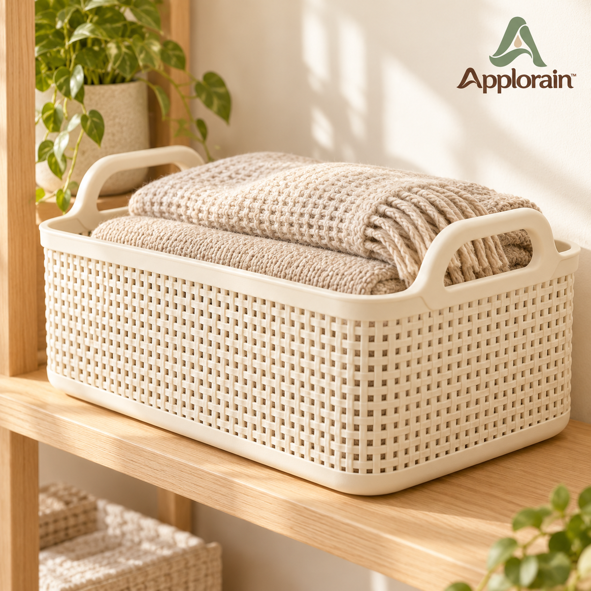 Applorain™ Handle Storage Basket