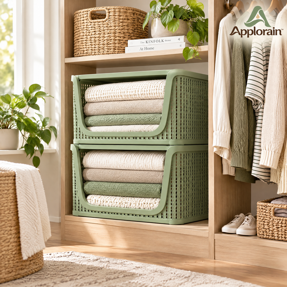 Applorain™ Stackable Basket Set
