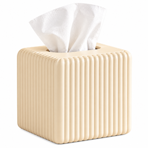 Applorain™ Fluted Cube Tissue Box &nbsp