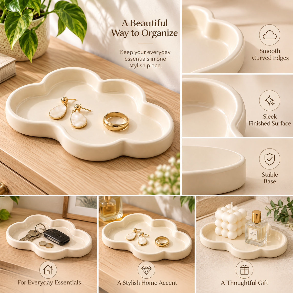 Applorain™ Cloud Jewelry Tray