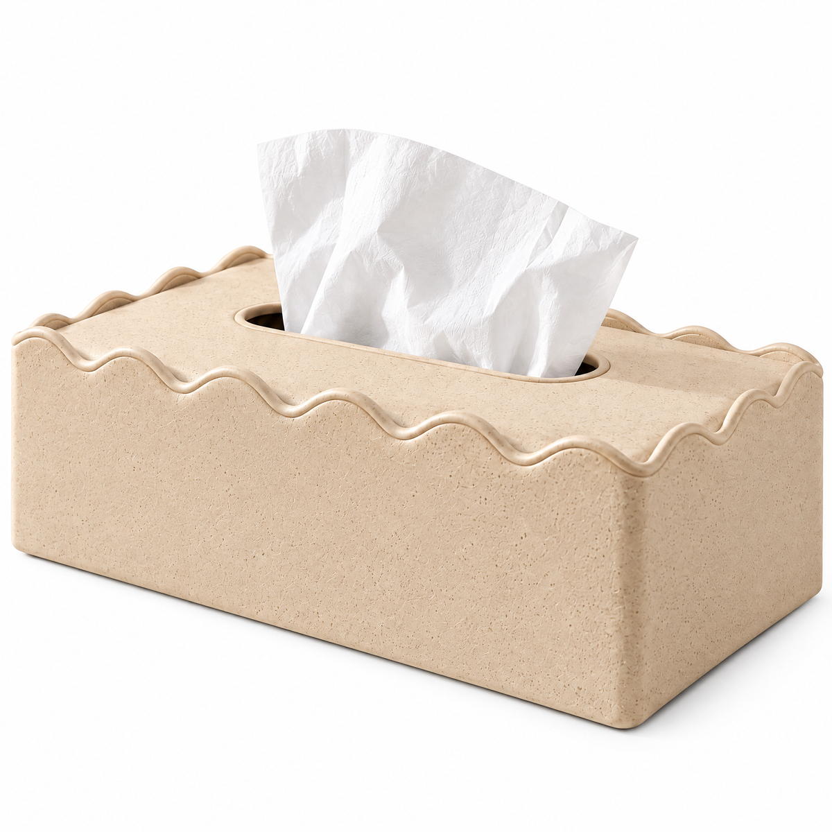 Applorain™ Wavy Edge Tissue Box &nbsp