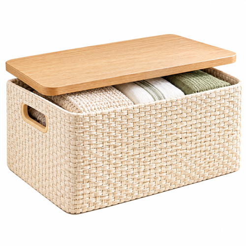 Applorain™ Covered Storage Basket