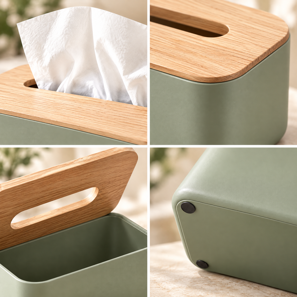 Applorain™ Sage Lid Tissue Box