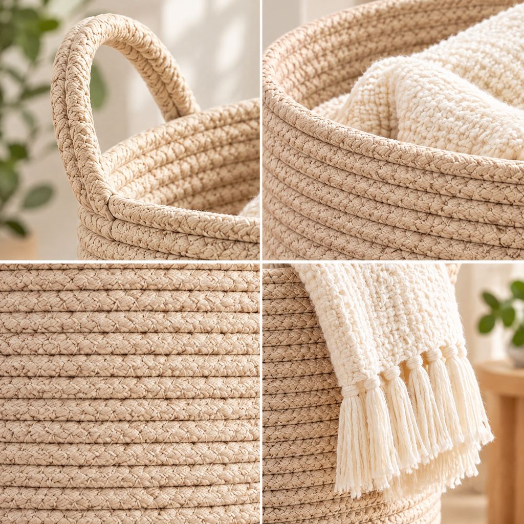 Applorain™ Round Rope Basket