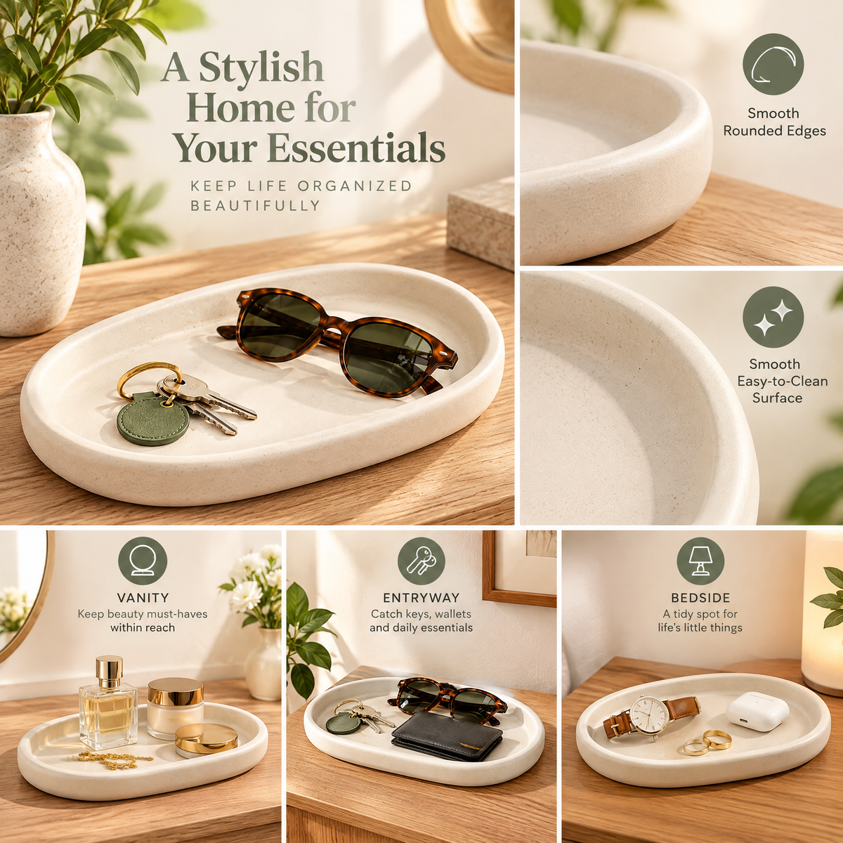 Applorain™ Oval Catchall Tray